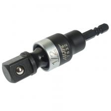 Адаптер карданный под шуруповерт JTC JTC-7832, 1/4"(6.35мм), квадрат 1/2"