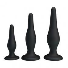 Анальная пробка PRETTY LOVE Mini Anal Kit Набор силиконовых анальных пробок для начинающих