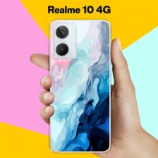 Силиконовый чехол на Realme 10 4G Акварель / для Риалми 10 4Джи