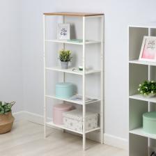 Стеллаж «Торонто 25», 67x30x146.5 см, белый