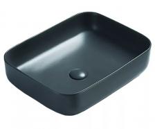 Раковина накладная Azario 50 см серый матовый (AZ-78109MDH)