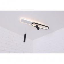 Люстра потолочная Trattato 2783В ней гармонично переплетаются надёжность материалов и новаторский дизайн. Вечная классика чёрного и белого подчеркивается овальными плафонами, установленными на металлическую основу.Этот потолочный светильник выделяется необычными световыми элементами.С ним вы можете менять температуру света, создавая комфортную атмосферу.ХарактеристикиЦвет: белый/чёрный Мощность: 80 Вт Площадь освещения: до 12 м? Основание: металл Рожки: 2 плафона Монтаж: к основанию люстры с помощью планкиБольшой радиус освещенияСветодиодная люстра мощностью 80 Вт равномерно освещает пространство до 12 м?, наполняя его ярким и мягким светом. Подходит для натяжных потолков, гипсокартонных, деревянных и бетонных.Экономия энергииПотолочная люстра светодиодная экономит энергию, не излучает ИК- и УФ-свет, что делает её безопасной для здоровья и предотвращает выцветание интерьера. Акриловые вставки маскируют светодиоды, устраняя мерцание.Простота сборки и установкиПлафоны устанавливаются на основание потолочного светильника с помощью коротких втулок. Светильник светодиодный легко монтируется на потолок при помощи монтажной планки и винтов.Удалённое управлениеЛюстра потолочная светодиодная с пультом имеет 2 режима управления: пульт дистанционного управления и клавиша включения. В комплект светодиодной потолочной люстры входит пульт дистанционного управления на батарейках. Сами батарейки (тип AAA) приобретаются отдельно.