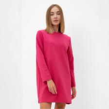 Платье мини женское MINAKU: Casual Collections, малиновое, размер 44