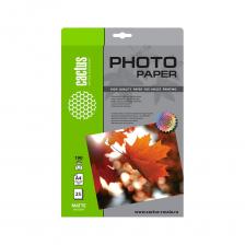 Фотобумага для струйной печати Cactus А4, 190г/м2, 25 листов, белая, матовая CS-MA419025 подходит для печати графиков и презентаций. Матовая бумага будет незаменима при печати приглашений, бизнес-писем, оригиналов важных документов и меню. Также эта бумага идеально подходит для печати фото на документы. Напечатанная информация не растекается, все контуры и шрифты четко отображаются на бумаге и после ламинирования не расползаются и не линяют.