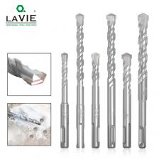 LAVIE 1 шт. 6 8 10 12 14 16 18 SDS Plus Кольцевая пила для сверления 210 мм Электрические ударные сверла для стены, бетона, кирпича, каменной обработки