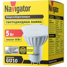 Светодиодная лампа GU10 Navigator 94 130 NLL-PAR16-5-230-4K-GU10, цена за 1 шт.
