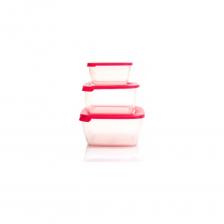 Контейнер предназначен для бытового использования. Не содержит вредных веществ, поэтому безопасен для здоровья. Имеет плотно прилегающую крышку, что препятствует попаданию пыли и грязи внутрь. Контейнер легко моется, благодаря чему не требует сложного ухода. Внимание! Товар поставляется в одном из нескольких цветов. Возможности выбора нет.