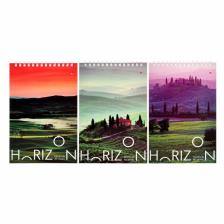 Блокнот А5, 40 листов на гребне «Природа», обложка ламинированный картон, блок 55 г/м?, МИКС