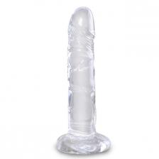 Фаллоимитатор Pipedream King Cock Clear на присоске 18.4 см, бесцветный