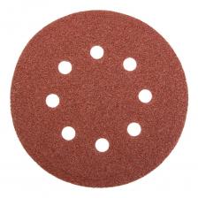 Круг абразивный на липучке (10 шт; 125 мм; Р120; 8 отверстий) SKRAB 35756