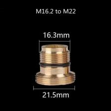 Переходник для водоочистителя, медь, 22-24 мм, G1/2-G3/4