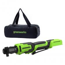 Аккумуляторный гайковерт-трещотка GreenWorks GD24RW 3804007