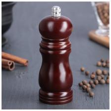 Мельница для специй "Дуновение леса" 13 см, темное дерево, металл. механизм 3931867