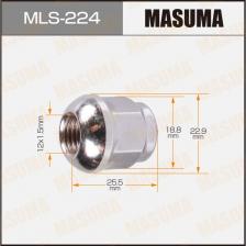 MLS-224 гайка колесная MASUMA HONDA OEMs: 90304-SA5-013 90304-SEL-T91