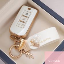 Новый автомобильный пульт дистанционного управления из ТПУ для Mitsubishi Outlander ASX LANCER Pajero Sport Eclipse Cross Key Cover Shell Fob Accessories