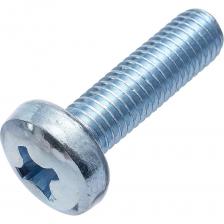 Крепеж предназначен для установки навесных элементов, соединения стальных листов, монтажа металлических конструкций. Допускается работа с твердыми пластмассами. Сфера применения охватывает бытовые и промышленные задачи: строительство, монтаж производственных линий в химической и пищевой промышленности. Крепеж очень устойчив, поскольку монтируется в подготовленные отверстия с нужными параметрами шага резьбы, диаметром и глубиной.Винты готовы к использованию в местах с повышенной влажностью и кислотностью, поскольку оцинкованное покрытие защищает сталь от коррозии.Изделие изготовлено по европейскому стандарту DIN 7985.