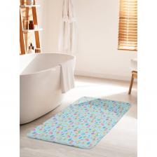 Коврик для ванной противоскользящий на пол 60х100 см станет ярким акцентом для создания домашнего уюта в интерьере вашей ванной комнаты. Большой половик для ванной, душевой и туалета выполнен из мягкого и приятного материала велсофт (100% полиэстер) с тонкой прослойкой из поролона. Велсофт- мягкий ворс, который обеспечивает комфортное прикосновение при хождении босиком. Основание изделия изготовлено из нетканого материала с антискользящим покрытием, что предотвращает его скольжение по плитке и кафелю. Края прямоугольного коврика надежно обработаны, не распушатся (не деформируются) во время эксплуатации. Быстро высыхает и не теряет своих свойств при длительном контакте с влагой. Универсальное изделие подходит для использования в бассейне, сауне, спальне в качестве прикроватного коврика и как коврик для детей. Аксессуар для ванной мгновенно впитывает влагу, быстро сохнет и не линяет. Уход: стирать при температуре 30-40 градусов, выбирая деликатный режим стирки и отжим не более 800 оборотов. НЕ ОТБЕЛИВАТЬ! Декоративная защитная подстилка с фотопринтом подходит для дома и дачи, хороший подарок маме, бабушке, папе, дедушке на День рождения, юбилей и новоселье. В комплект к коврику вы можете подобрать шторку для ванной и корзинку для белья под брендом JoyArty. Яркость рисунка может отличаться от изображения на сайте. Допустимо отклонение в размерах +- 2 см.