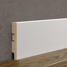 Плинтус МДФ Cosca Decor AP79 белый 80х16х2400 мм под покраску прямой