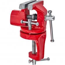 Настольные поворотные мини-тиски от бренда ROCKFORCE — это компактный и универсальный инструмент для надёжной фиксации предметов при выполнении различных видов работ. С шириной губок 50 мм и глубиной захвата 30 мм, они обеспечивают уверенное удержание деталей разных форм и размеров.Корпус выполнен из материала, который не окисляется и не впитывает запахи, что делает тиски долговечными и устойчивыми к внешним воздействиям.ПреимуществаКомпактность и малый вес Удобны в перемещении и использовании в различных рабочих зонах — дома, в гараже, мастерской.Поворот на 360° Обеспечивает максимальную гибкость при работе и возможность фиксации объекта под любым углом.Струбцинное крепление Позволяет надёжно зафиксировать тиски на рабочем столе — быстро, удобно и без инструментов.Прочная конструкция Обеспечивает устойчивость к нагрузкам, долговечность и надёжную фиксацию заготовок.Износостойкий материал Не подвержен коррозии и не впитывает запахи, сохраняя внешний вид и рабочие свойства надолго.Области примененияЗажим деталей и инструментов для удобства обработкиФиксация заготовок при работе с деревом, металлом и пластикомЗакрепление объектов на рабочем столеРемонт и сборка механизмов, техники и декораИдеально подходит для: работы в ограниченном пространстве, ремонта ноутбуков, телефонов, мелких механизмов, создания украшений и фиксации декоративных элементов