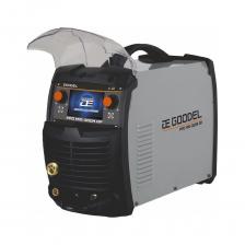 Сварочный аппарат PPO MIG-300R DP GOODEL представляет собой современное устройство, предназначенное для выполнения импульсно-дуговой сварки плавящимся металлическим электродом в среде инертных газов. Основой конструкции аппарата служит инверторный источник питания, основанный на применении передовых технологий IGBT транзисторов, разработанных нашей компанией. Благодаря своей мощности инвертор на IGBT транзисторах способен преобразовать постоянное напряжение, получаемое из переменного напряжения частотой 50 Гц/60 Гц, в высокочастотное переменное напряжение 20 кГц; в результате происходит трансформация и выпрямление напряжения.