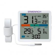 Термогигрометр портативный ERMENRICH Report WR10, белый [86032]
