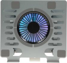 Подставки Digma Подставка для ноутбука 17" 240x230x50мм 28дБ 2xUSB 1x 110ммFAN 940г Fan-control алюминий серый [D-NCP170-1XRGB110-360]