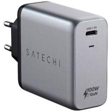 Сетевое зарядное устройство Satechi Compact Charger 100W с технологией GaN Power, серый космос (ST-UC100WSM-EU)