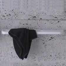 Полотенцедержатель с полочкой Knief Oval 599 мм 0600-282-01 из K.Stone настенный, белый, матовый