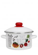 Эмалированная кастрюля "Паста ла Виста"