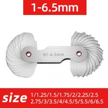 Радиусные шаблоны ZUIDID для измерения