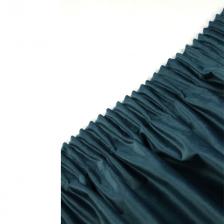 штора портьерная на шт.ленте SANPA Барбара бархат блэкаут 200х280см серо-синяя, арт.HPblack/31/1E