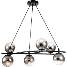 Подвесная люстра 1119/6S E14*40W Escada Balance Black (плафоны шарики)