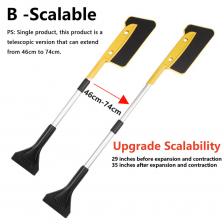 Автомобильная щетка для снега, выдвижная лопата для чистки, скребок, зимние автомобильные щетки, инструменты для удаления лобового стекла, размораживатель