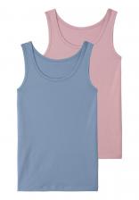 Майка VIVANCE, цвет Dusty blue/Rose