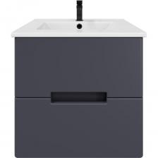 Тумба подвесная SanStar Noche 60 с раковиной Квадро 60 (комплект) для ванной комнаты, графит софт производится на российском заводе, оснащенном высокотехнологичным европейским оборудованием под брендом SanStar. Под контролем отдела качества, с соблюдением ТУ и ГОСТ.Товар относится к серии Практик, отличительной особенностью которой являются оптимальное соотношение качества и цены. А линейка мебели Noche, выполненная в современном стиле, внесет в ванную комнату неповторимый дизайн и обновление. Дополнительно к тумбе возможно приобрести полный комплект мебели Noche, а именно зеркало, шкаф-пенал.Для изготовления корпуса используется влагостойкий МДФ - покрытие матовое, фасад изготавливается также из МДФ.Толщина материала 1.6 см.Для покрытия изделия используется высококачественная матовая пленка увеличенной толщины. Фурнитура - хром.Два выдвижных ящика с направляющими скрытого монтажа и доводчиками Boyard. В комплект входят крепления к стене. Товар доставляется в разобранном виде, состоит из 2 мест, надежно упакованных в пятислойный гофрированный картон.Сертификат безопасности ТР ТС 025 RU Д-RU.PA07.B.96843/25, код ТН ВЭД 9403609009.Размеры изделия могут отличаться +/-1 см в связи со спецификой производства. Отображение цветового оттенка мебели на экране может немного отличаться от реального и зависит от настроек монитора. Пожалуйста, учитывайте это при подборе.