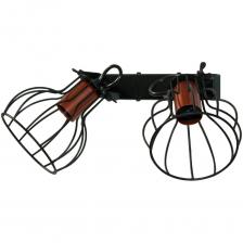 Настенный светильник ЭЛЕТЕХ Эстель 521 черн.муар медь НББ 01-2x60-111 Е27 ИУ 1005404800