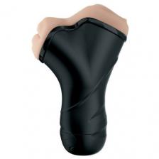 Pipedream Мастурбатор Double Penetration Vibrating Stroker, телесный