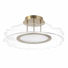 Люстра BayerLux «Грация», LED, 48 Вт, 3000-6000К, золото, 50x50x7-150 см