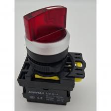 Переключатели ANDELILA 115-A5 предназначены для оперативного управления технологическим оборудованием в электрических цепях переменного тока частотой 50/60 Гц с напряжением до 380 В или постоянного тока напряжением до 220 В. Представляют собой унифицированные изделия, состоящие из двух частей: быстросъемной головки и контактного модуля.Материал корпуса: металл, пластик.Конструкция кнопок позволяет при необходимости монтировать на них дополнительные размыкающие и замыкающие контакты.