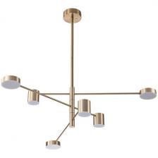 Потолочная светодиодная люстра на штанге Arte Lamp Stanley A2476PL-40PB