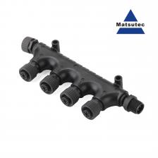 Для 4-портового T-разъема NMEA 2000, для NMEA 2000 N2K, 4-портовый тройник M12 5-контактный IP67 Водонепроницаемый для сетей Lowrance