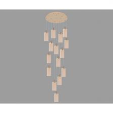 Потолочная LED люстра каскадная Kink Light Аури 08508-15A,33 золото