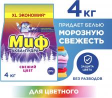 Стиральный порошок Миф Свежий Цвет Автомат 26 стирок 4кг
