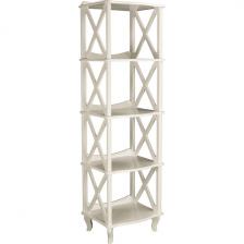 Этажерка-стеллаж Джульетта 4 уровня, дуб шампань Л Mebelik арт.008566