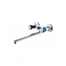 Смеситель для ванны ECONOCE серия 330 (EC0333) с длинным поворотным изливом произведен из цинкового сплава по технологии литья в песчаную форму. Данная технология позволяет достичь высокой структурной плотности и равномерной толщины стенок корпусного тела. Смеситель для ванной комнаты ECONOCE имеет устойчивое хромированное покрытие, которое защитит сантехнику от воздействия агрессивных моющих средств, предупреждает появления разводов и пятен. Запорный механизм кран-букса типа I обеспечивает плавное регулирование напора и температуры воды. Рукоятка смесителя поворачивается на 180 градусов, позволяя легко настроить поток воды. Эксцентрики позволяют быстро и удобно установить смеситель на стену (не входят в комплектацию). Смеситель выполнен в классическом цвете хром, который гармонично сочетается с любым интерьером ванной комнаты.