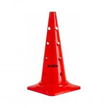 Тренировочный многофункциональный конус ATEMI арт.amc-b06b, 50см 00-00009011 обеспечивает хорошую видимость на поле. Предусмотрено 4 уровня горизонтальной установки планок/шестов, а также отверстие для вертикальной установки. Изделие может быть использовано для разметки поля во время тренировок, а также в качестве барьеров.