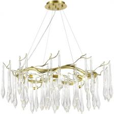 Подвесной светильник ST Luce Teardrops SL1660.203.10 Шампань/Шампань, Прозрачный G9 10*5W 4000K