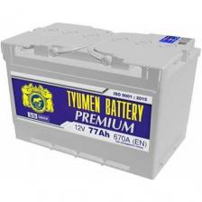 Аккумулятор автомобильный TYUMEN PREMIUM 77Ah 680A обратная полярность (278x175x190)