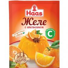 Желе десертное с апельсином Haas 50г