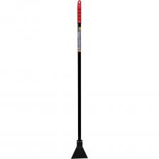 Ледоруб-топор BARN с кованым лезвием и металлическим черенком предназначен для скалывания ледяной корки и спрессованного снега при очистке тротуаров, ступеней, бордюров. Трапециевидный топор шириной 14 см не только эффективно разбивает лёд, но и позволяет счищать его с дорожного покрытия. Ледоруб общей высотой 125 см состоит из кованого лезвия, стального черенка диаметром 25 мм и пластиковой рукоятки, обеспечивающей удобный хват. Благодаря надёжным сварным соединениям ледоруб рассчитан на высокие механические нагрузки и подходит для интенсивной эксплуатации.